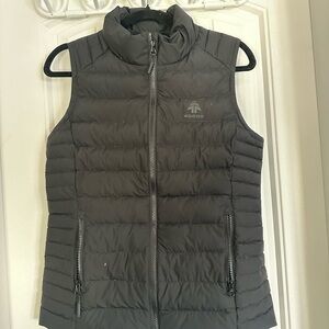 Women's Black Down Vest
